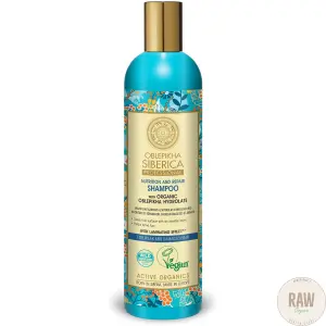 Natura Siberica Shampoo with Organic Oblepikha Hydrolate For Weak And Damaged Hair 400 ml