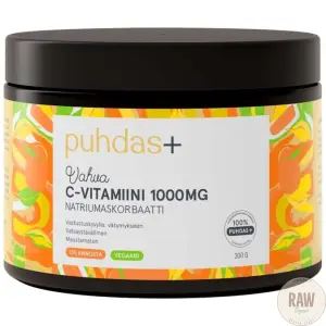 Puhdas+ Vahva C-vitamiini 100mg, 200g