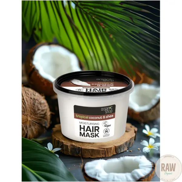 Organic shop Coconut & shea Hair Mask 250ml – kuva 2