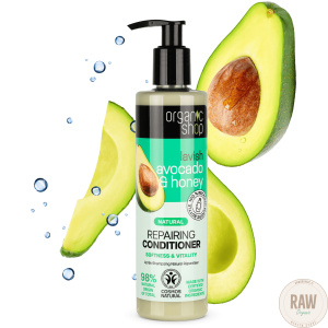 Organic shop avocado & honey hoitoaine 280 ml
