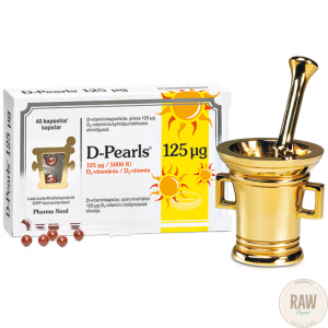 Pharma Nord D-Pearls D-vitamiini 125ug 120 kaps