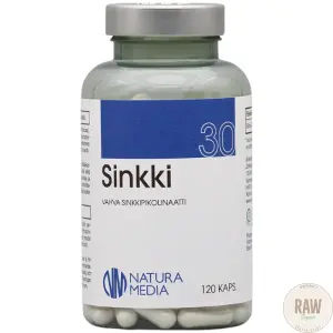 Natura Media Zinc 30 mg 120 caps.