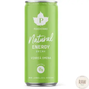 Puhdistamo Energiajuoma Vihreä Omena 330ml