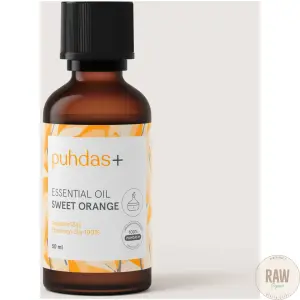 Puhdas+ 100 % Premium essential oil, sweet orange 10ml