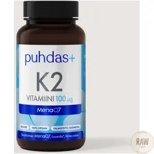 Puhdas+ K2-vitamiini 100uq 60 kaps