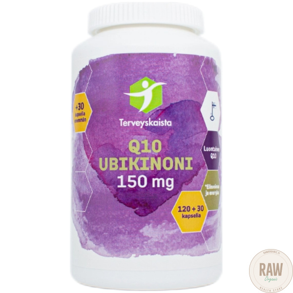 Terveyskaista Ubikinoni 150mg 120+30kaps – kuva 2