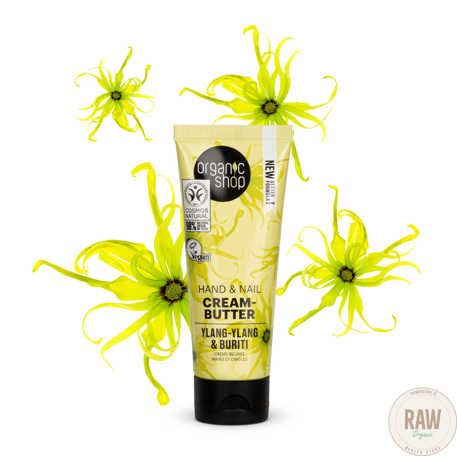 Organic shop Hand & Nail cream butter Ylang-Ylang & Buriti, 75ml