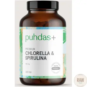 Puhdas+ Premium chlorella & spiruliina 300tabl.