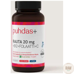 Puhdas+ Rauta 20 mg B12+folaatti 60 kaps.