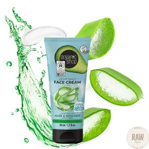 Organic Shop Light Daily Face Cream Aloe & Avocado 50 ml