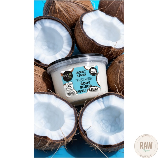 Organic Shop Hydrating Coconut & Sugar Body Scrub 250 ml – kuva 4