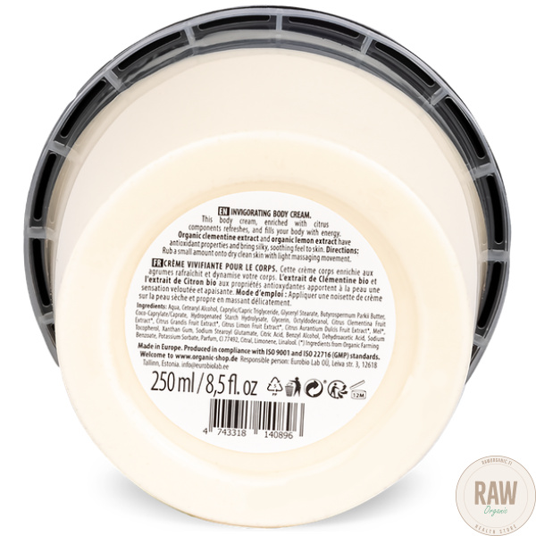 Organic Shop Invigorating Clementine & Lemon Body Cream 250 ml – kuva 3