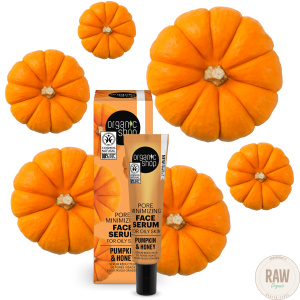 Organic Shop Pore Minimizing Face Serum for Oily Skin Pumpkin & Honey 30 ml