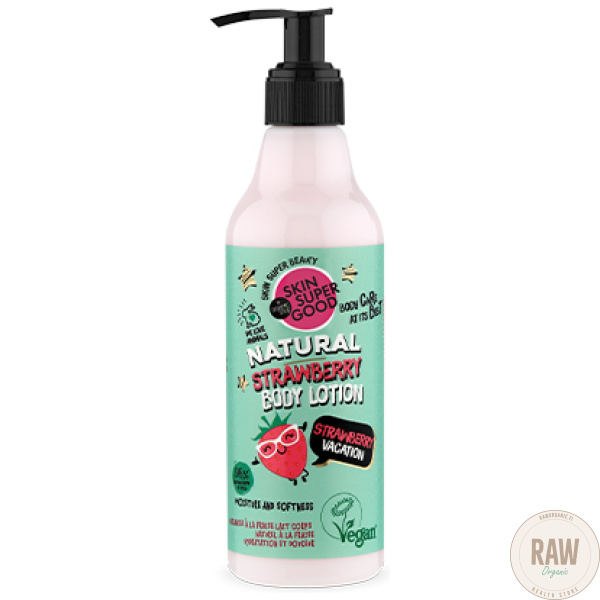 Skin Super Good Natural Strawberry Vacation Body Lotion 250 ml – kuva 2