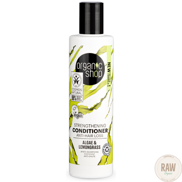 Organic Shop Strengthening Conditioner Anti-Hair loss Algae & Lemongrass 280 ml – kuva 2