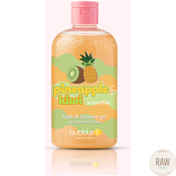 Pineapple & Kiwi Smoothie Body Wash 500ml – kuva 2
