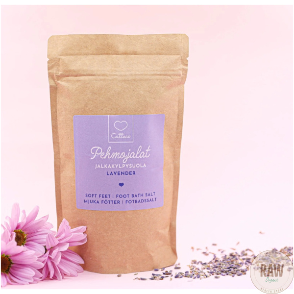 Catteco Pehmojalat jalkakylpysuola laventeli 150 g – kuva 5