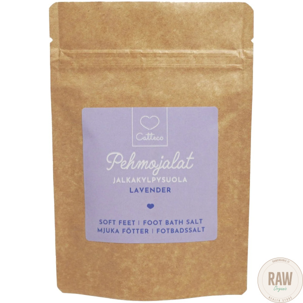 Catteco Pehmojalat jalkakylpysuola laventeli 150 g – kuva 2
