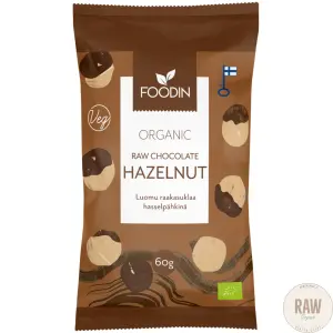Foodin Luomu Raakasuklaahassel 60 g