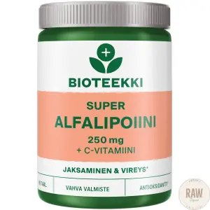 Bioteekki Super Alfalipoiini+C ravintolisä 90 tabl.
