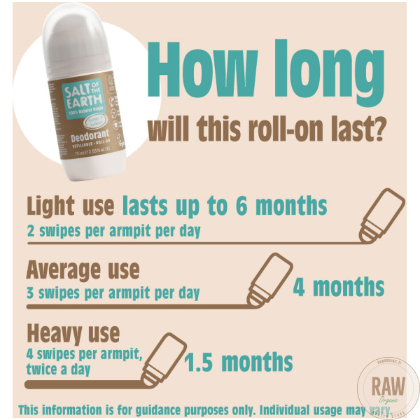 Salt of the Earth Ginger & Jasmine Refillable Roll-on Deodorant 75 ml – kuva 6