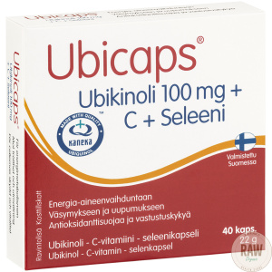 Hankintatukku Ubicaps Ubikinoli 100 mg + C + Seleeni 40kaps.