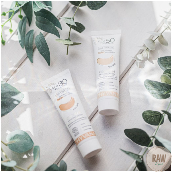 DHYVANA CC Sävytetty aurinkovoide kasvoille SPF 30  Amber Honey, 50ml – kuva 8