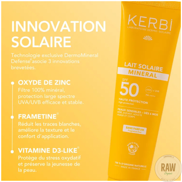 Kerbi Baby & Children’s Sun Cream SPF50 – 150g – kuva 7