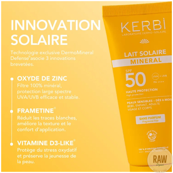 Kerbi Baby & Children’s Sun Cream SPF50 – 50g – kuva 7