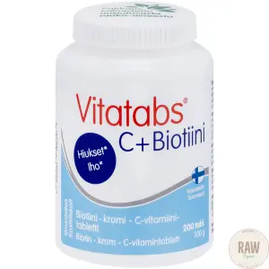Hankintatukku Vitatabs C+Biotiini, 200 tabl.