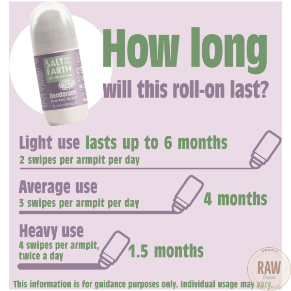 Salt of the Earth clary sage&mint roll on deodorant 75 ml – kuva 5