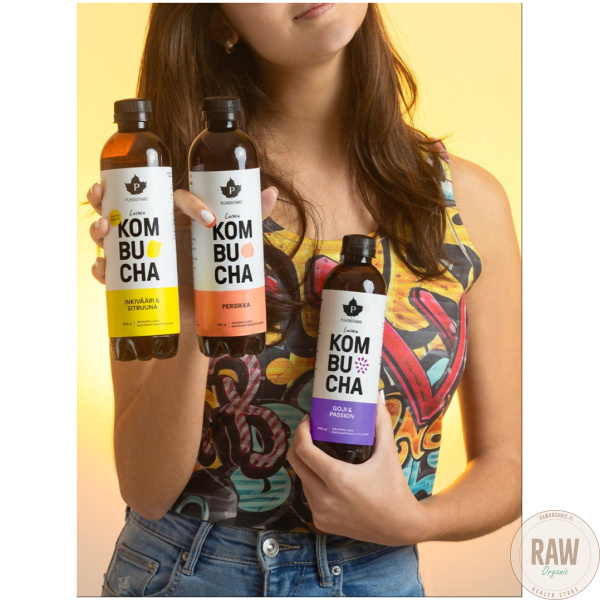 Puhdistamo Kombucha Goji&Passion 400ml – kuva 4