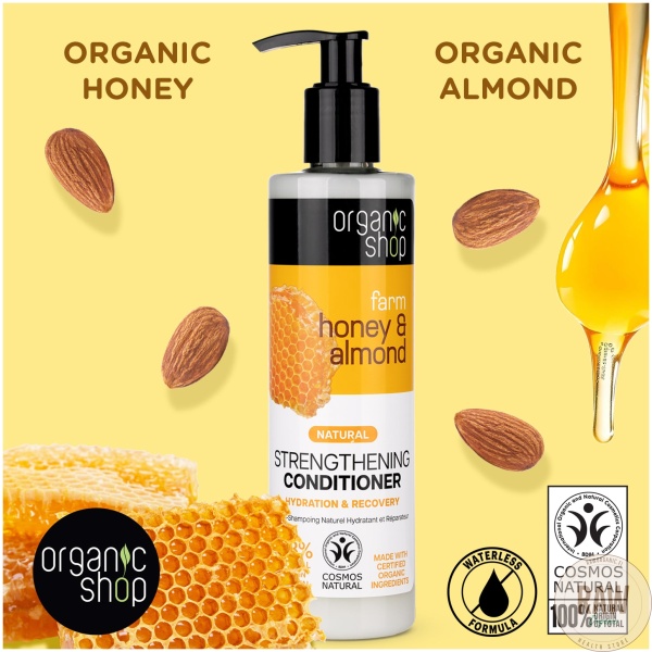 Organic shop Strengthening Conditioner Hydration & Recovery 280 ml – kuva 4