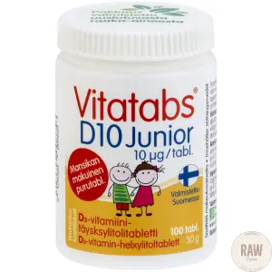 Hankintatukku Vitatabs D 10 Junior, 100 tabs.