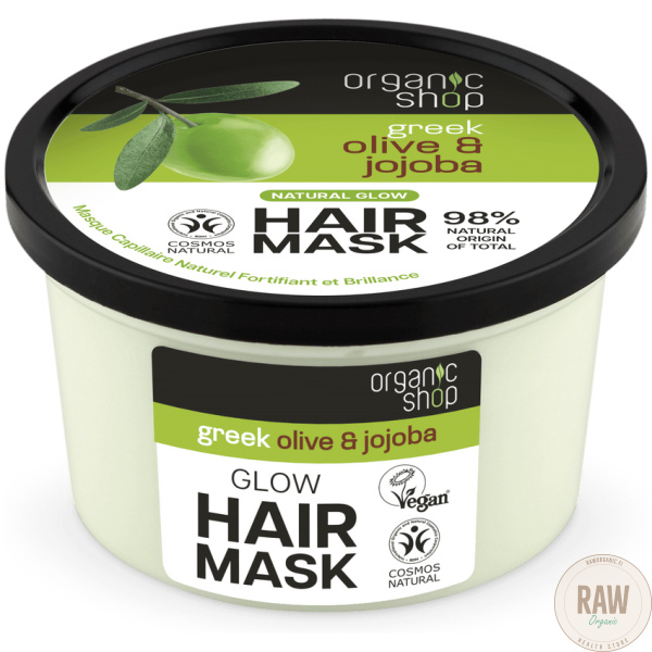 Organic Shop Natural Glow Hair Mask Greek Olive&Jojoba 250 ml – kuva 3