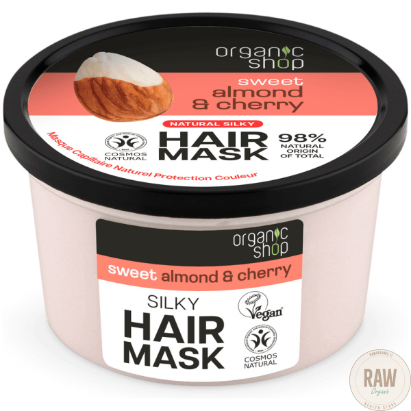 Organic Shop Natural Silky Hair Mask Almond&Cherry  250 ml – kuva 3