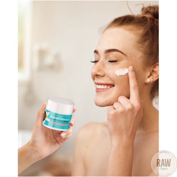 Organic Shop NIGHT FACE CREAM RICH MOISTURE & REGENERATION 50 ml – kuva 2