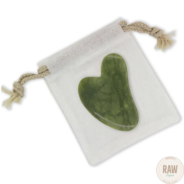 Sun & Sia Gua Sha Green Jade Stone – kuva 2