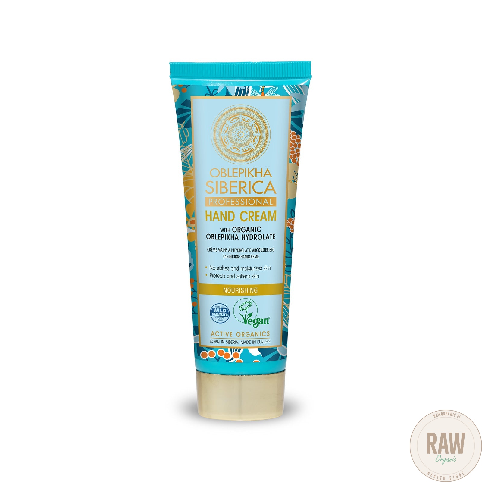 Natura Siberica Hand Cream with Organic Oblepikha Hydrolate 75 ml