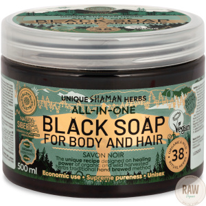 Natura Siberica  Black soap for hair and body 500ml