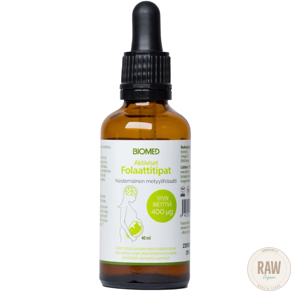 Biomed Folaattitipat 40ml – kuva 2