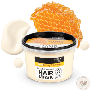 organic shop honey & almond hair mask