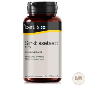 Bertils_Sinkkiasetaatti_10mg_120tabl