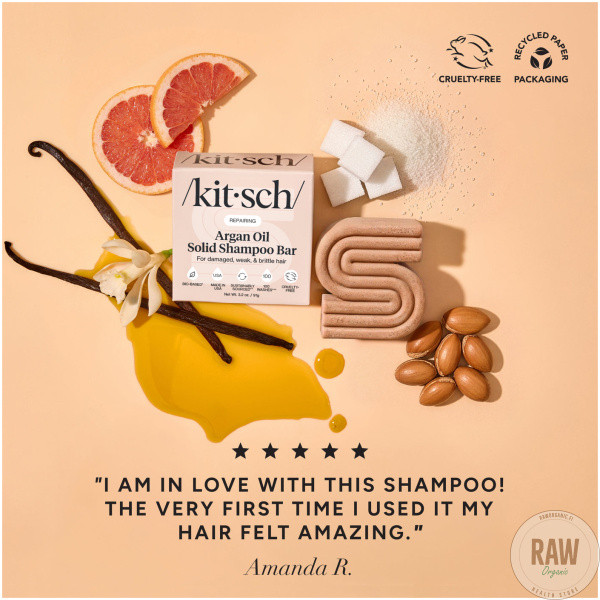 kitsch Repairing Argan Oil sOLID Shampoo – kuva 2
