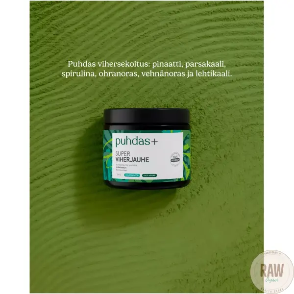 Puhdas+ Super Viherjauhe 200g – kuva 3