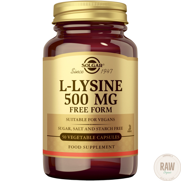 Solgar L-lysine 500mg 50tabl – kuva 2