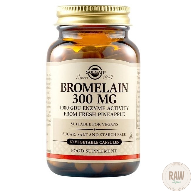 Solgar Bromelaiini 300 mg 60caps