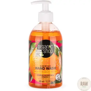Organic shop  SCENTED HAND WASH ORANGE BLOSSOM & VITAMIN C 400ml