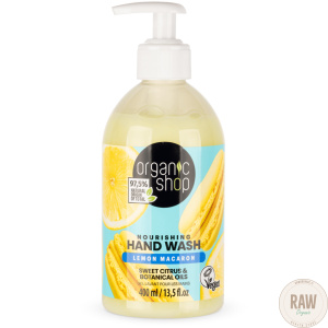 Organic shop NOURISHING HAND WASH LEMON MACARON 400ml