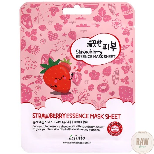 Esfolio Strawberry Essence Facial Mask Sheet – kuva 3